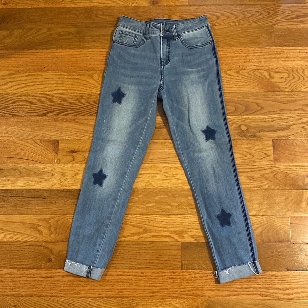 Star Print Ankle Jeggings